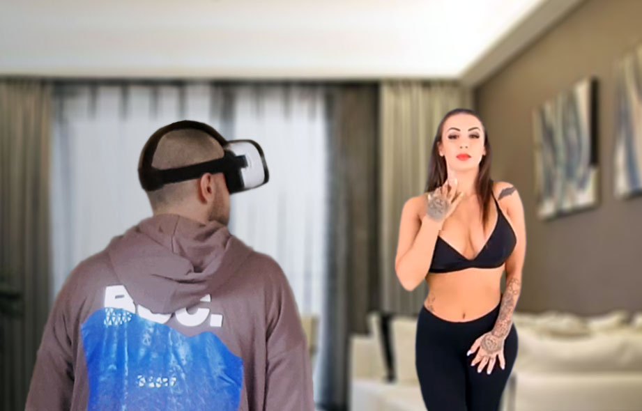 ARPorn.com has released one of the first Augmented Reality Stripteases compatible with most VR devices